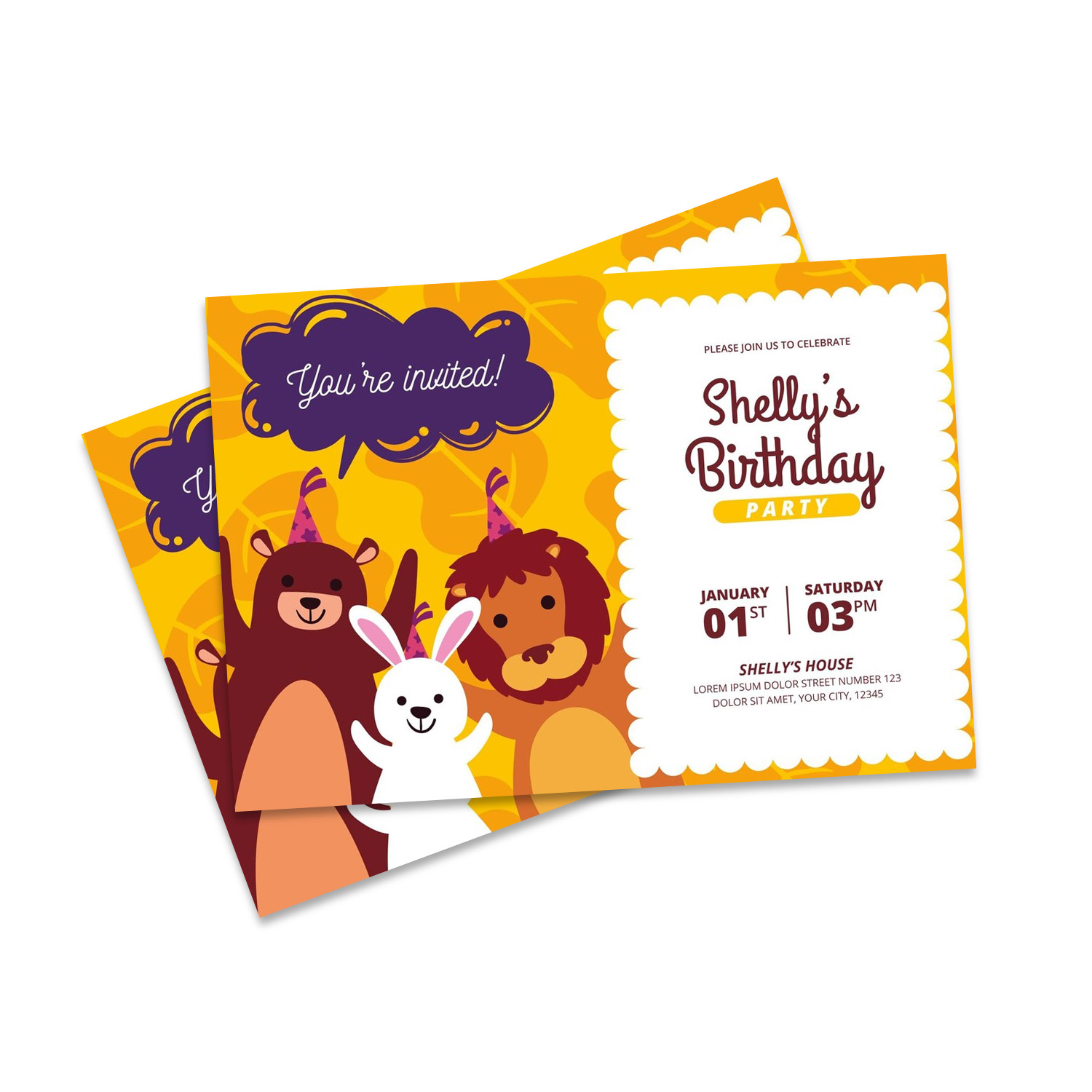 Invitation Card Design Sample