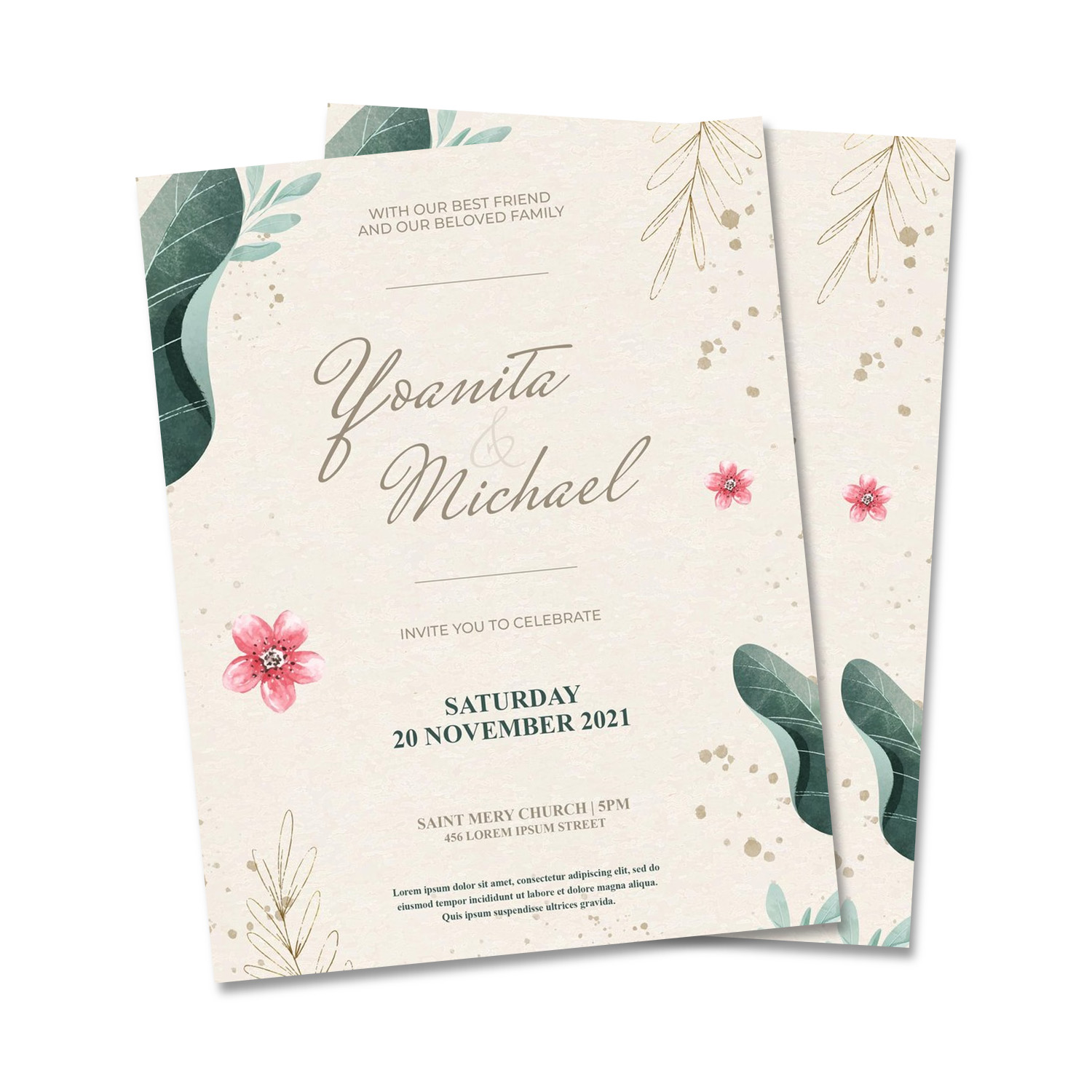 Invitation Card Design Sample