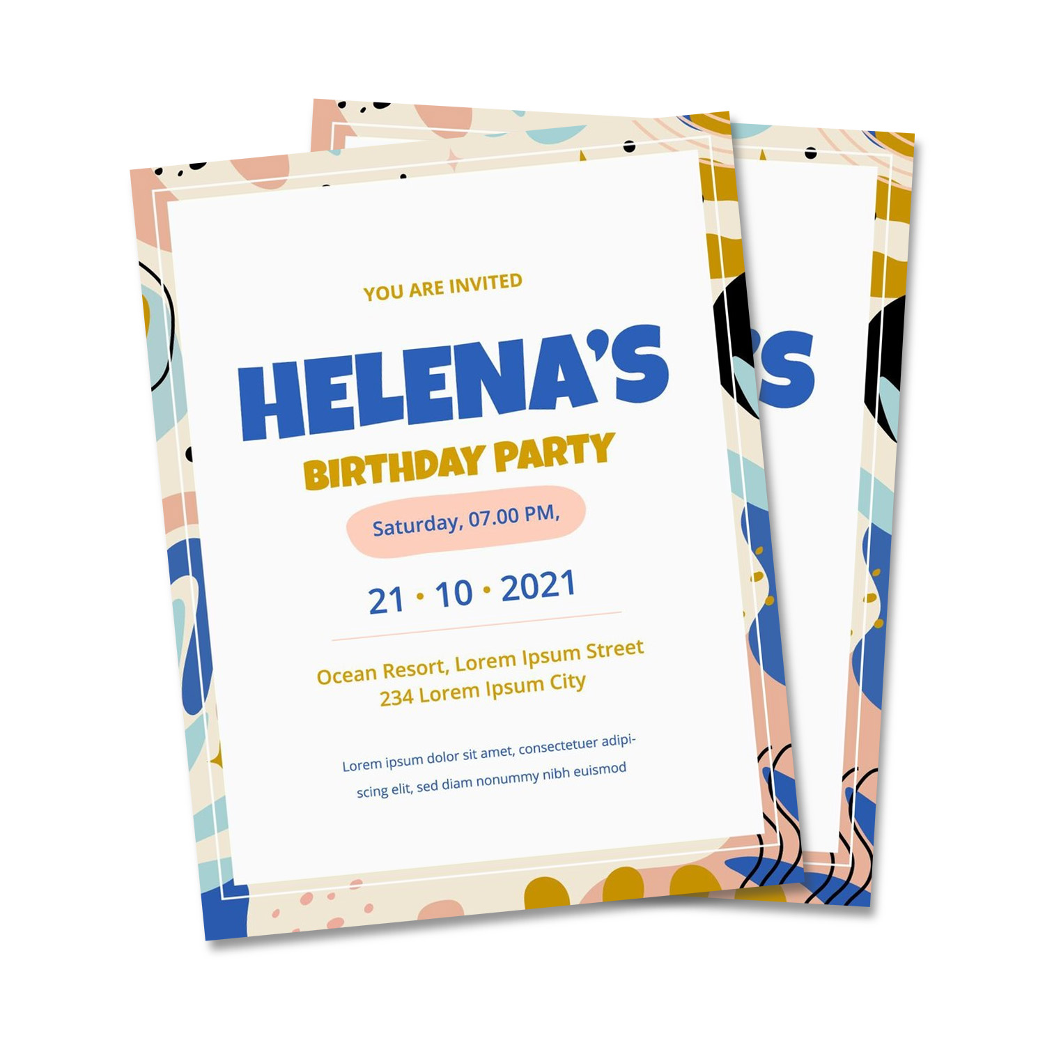 Invitation Card Design Sample