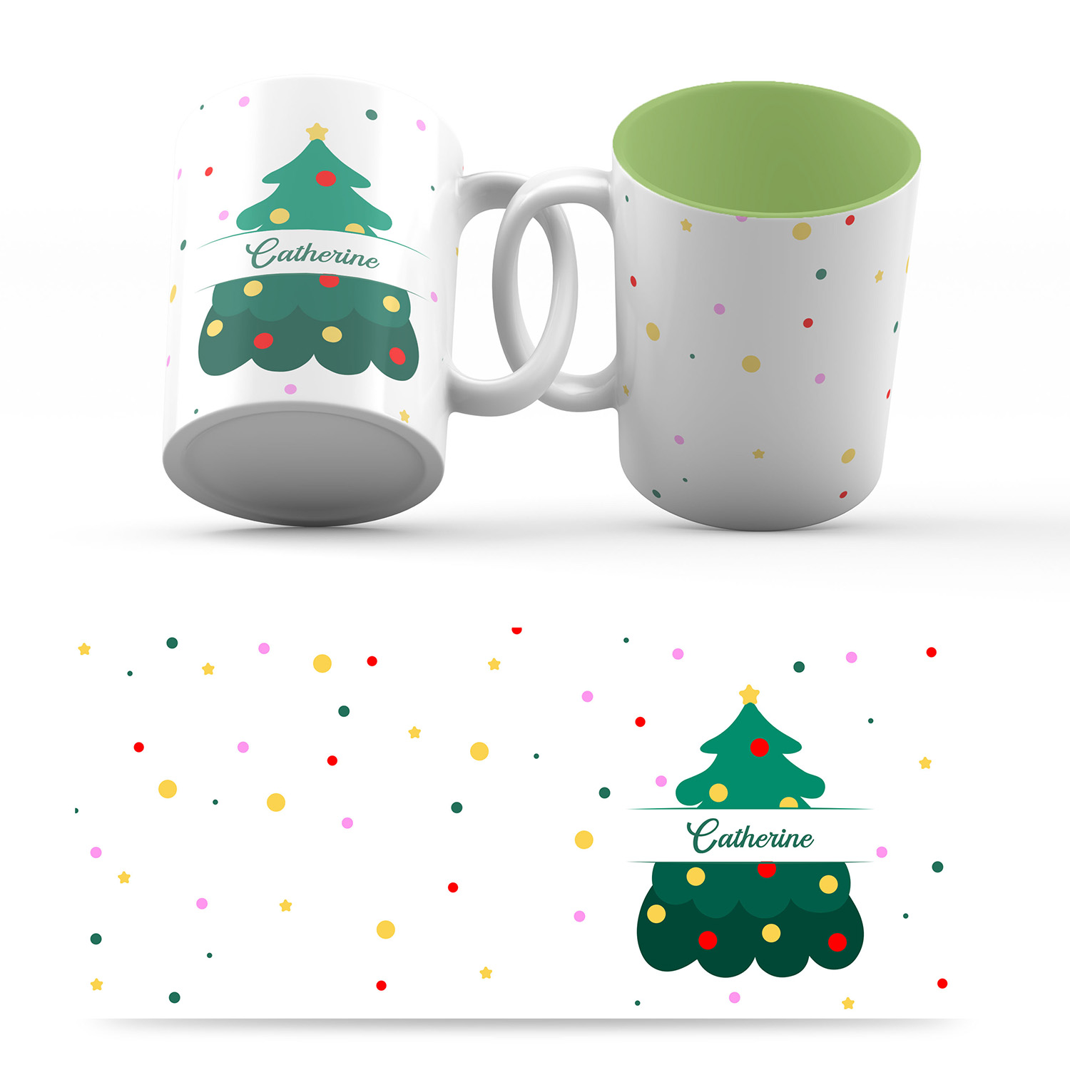 CHRISTMAS MUGS DESIGN