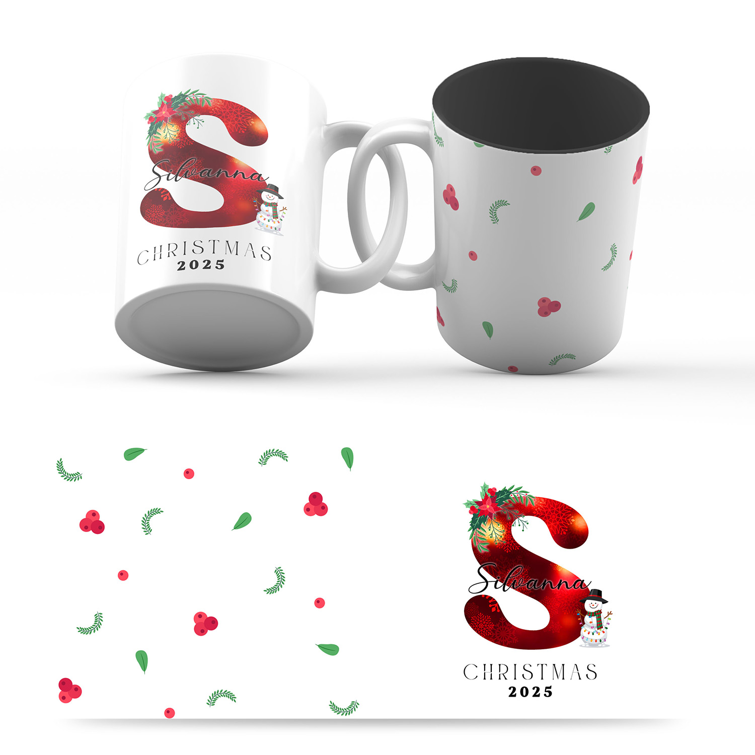 CHRISTMAS MUGS DESIGN