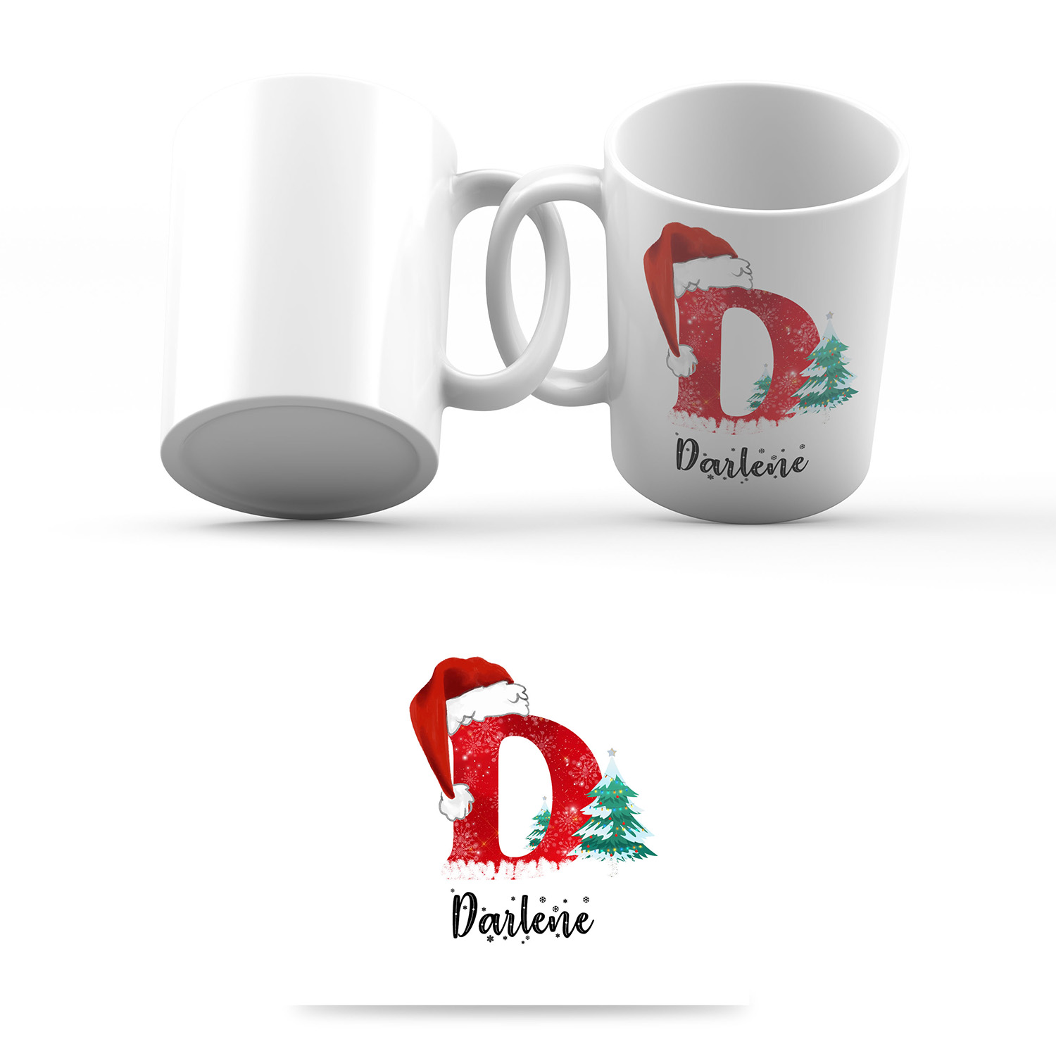 CHRISTMAS MUGS DESIGN