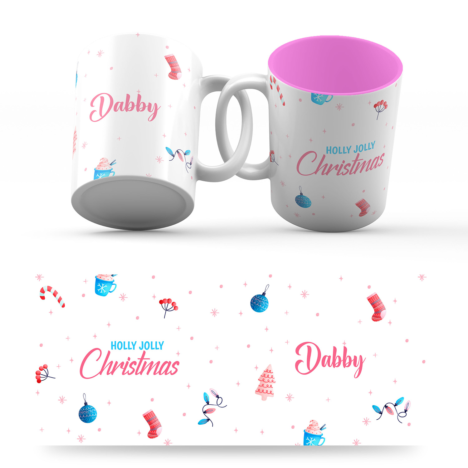 CHRISTMAS MUGS DESIGN