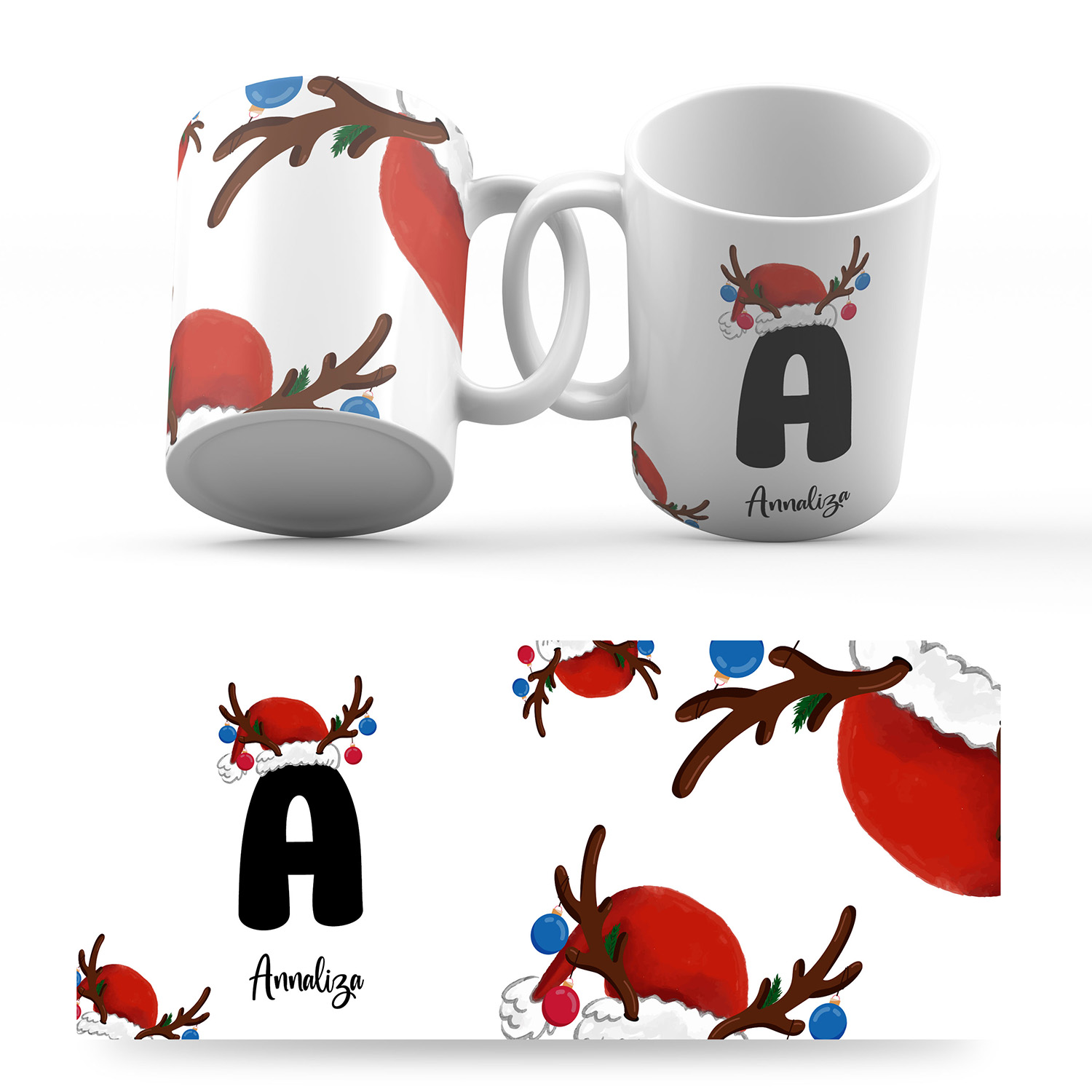 CHRISTMAS MUGS DESIGN