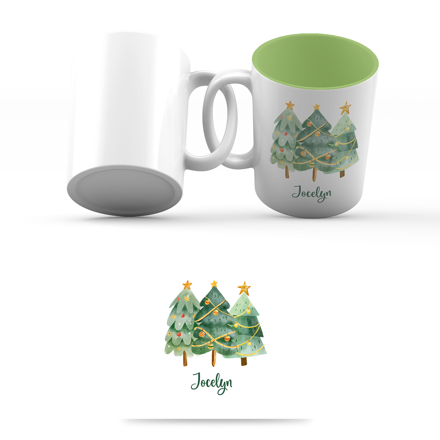 CHRISTMAS MUGS DESIGN