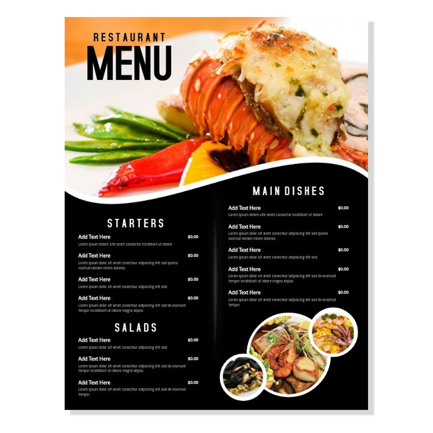 Menu Design Sample