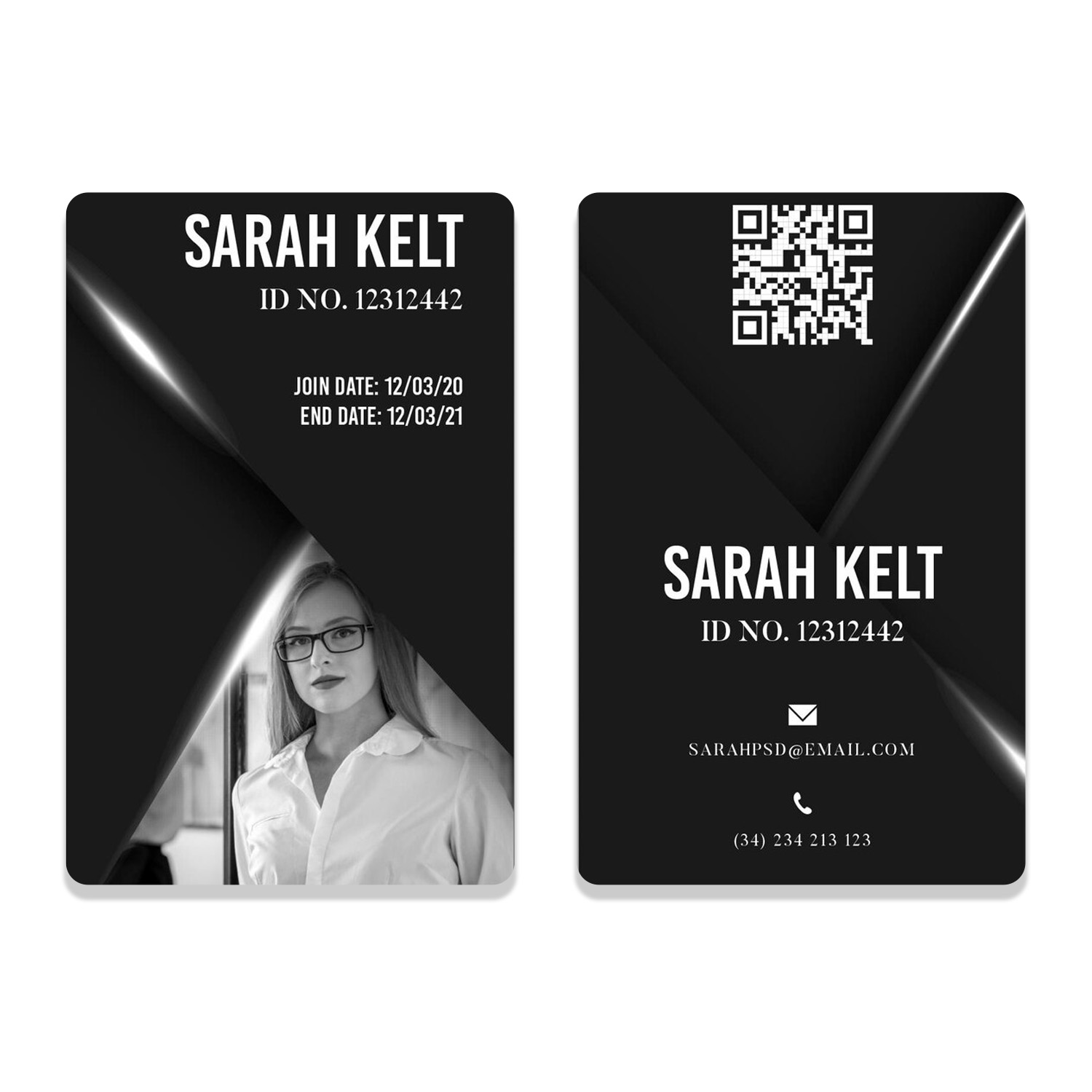 PVC ID Design Sample