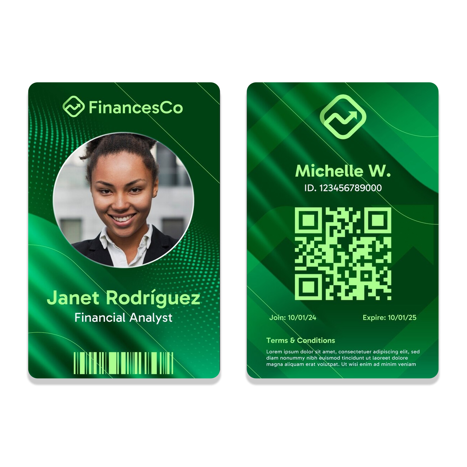 PVC ID Design Sample