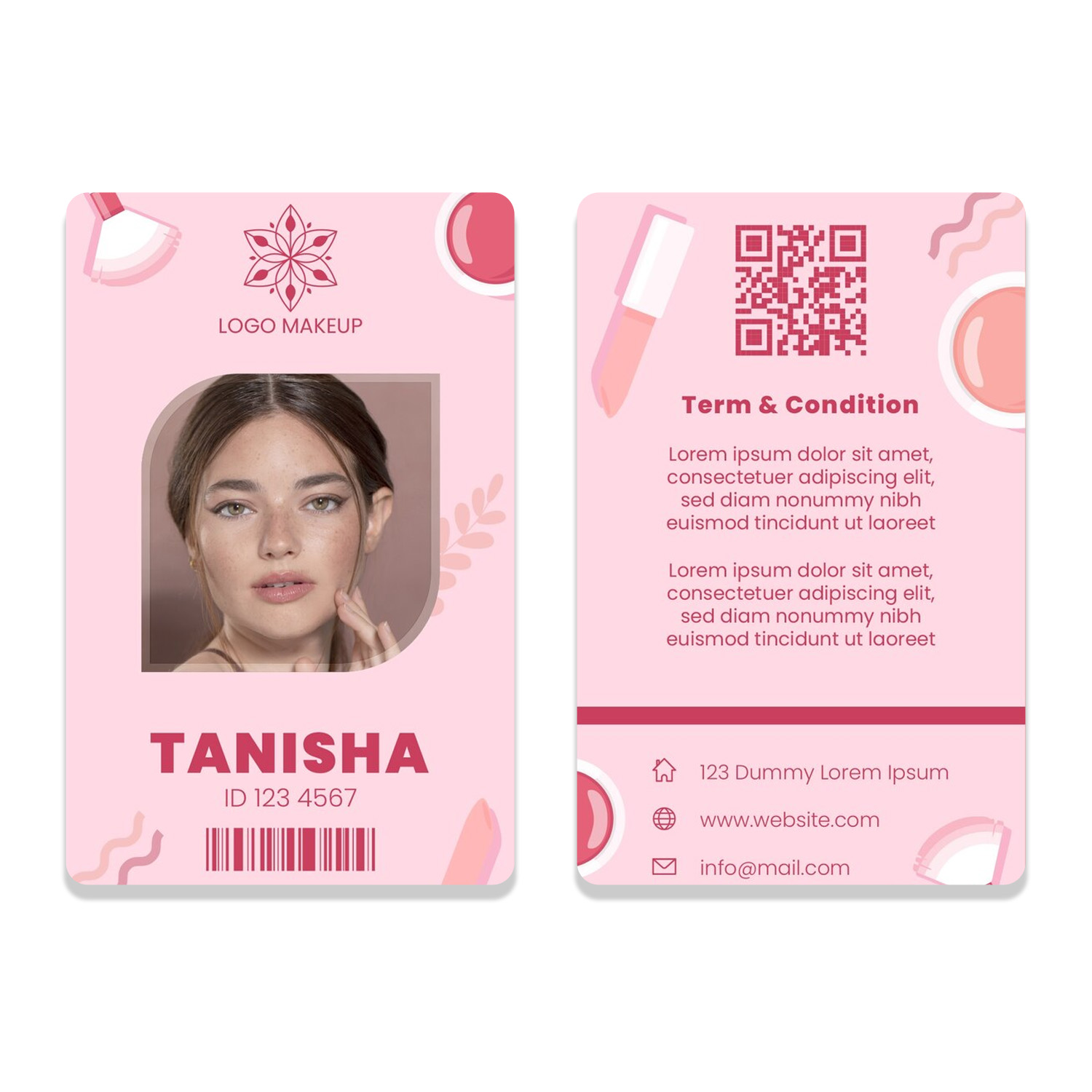 PVC ID Design Sample