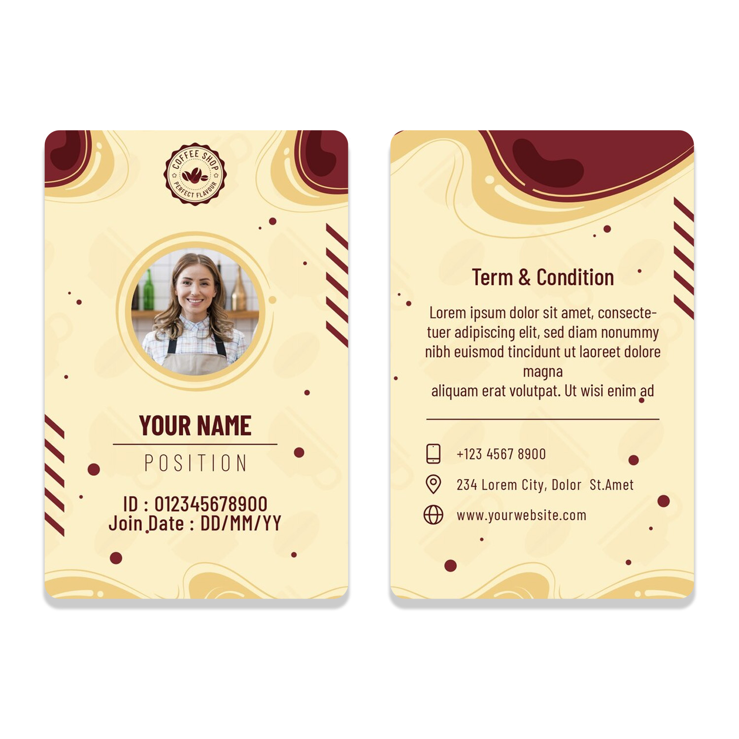 PVC ID Design Sample