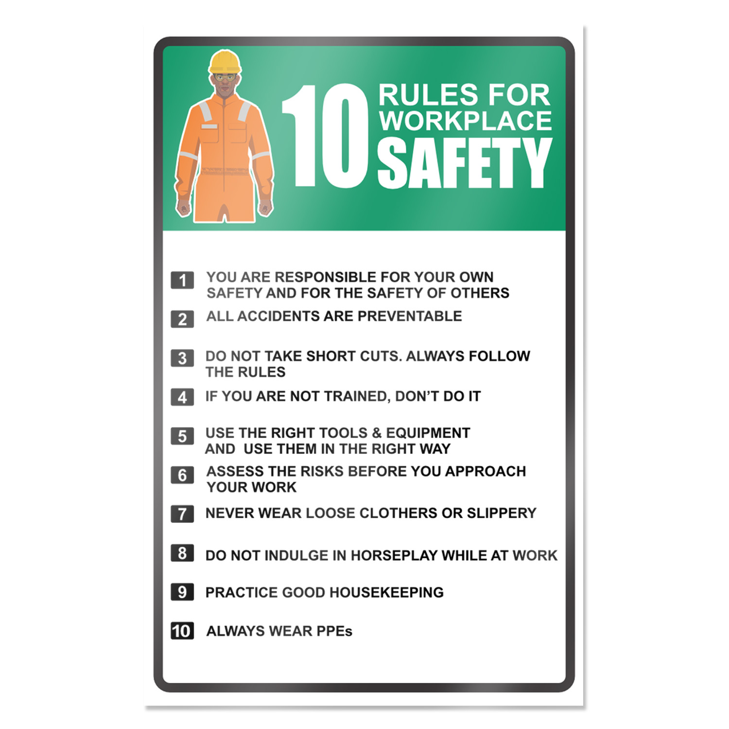 Safety Sign Design Sample