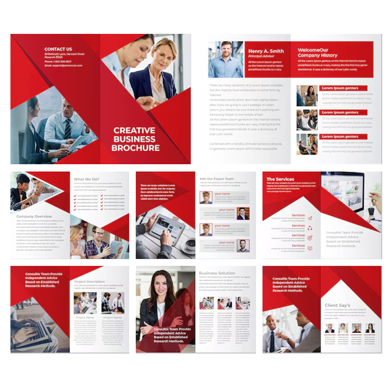 Company Profile Design Sample