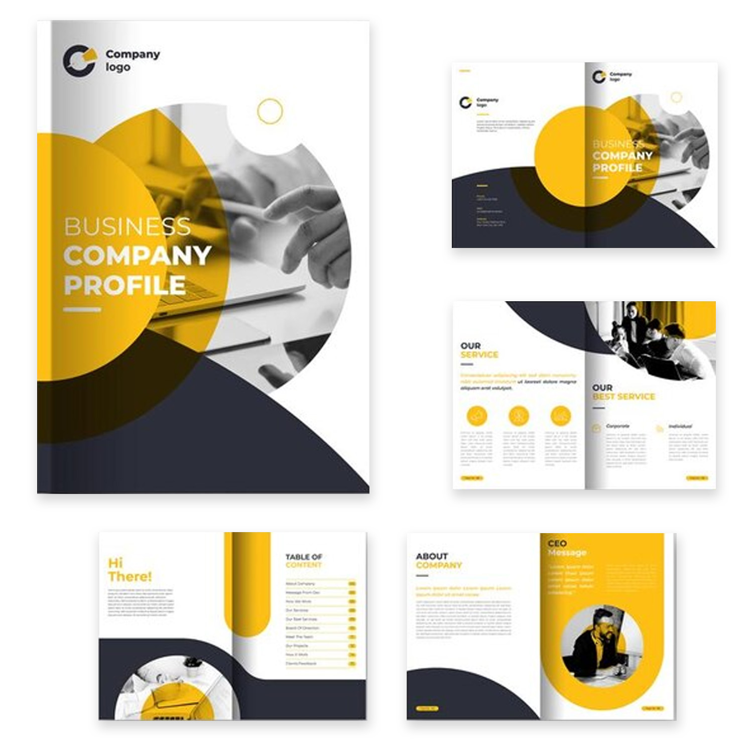 Company Profile Design Sample