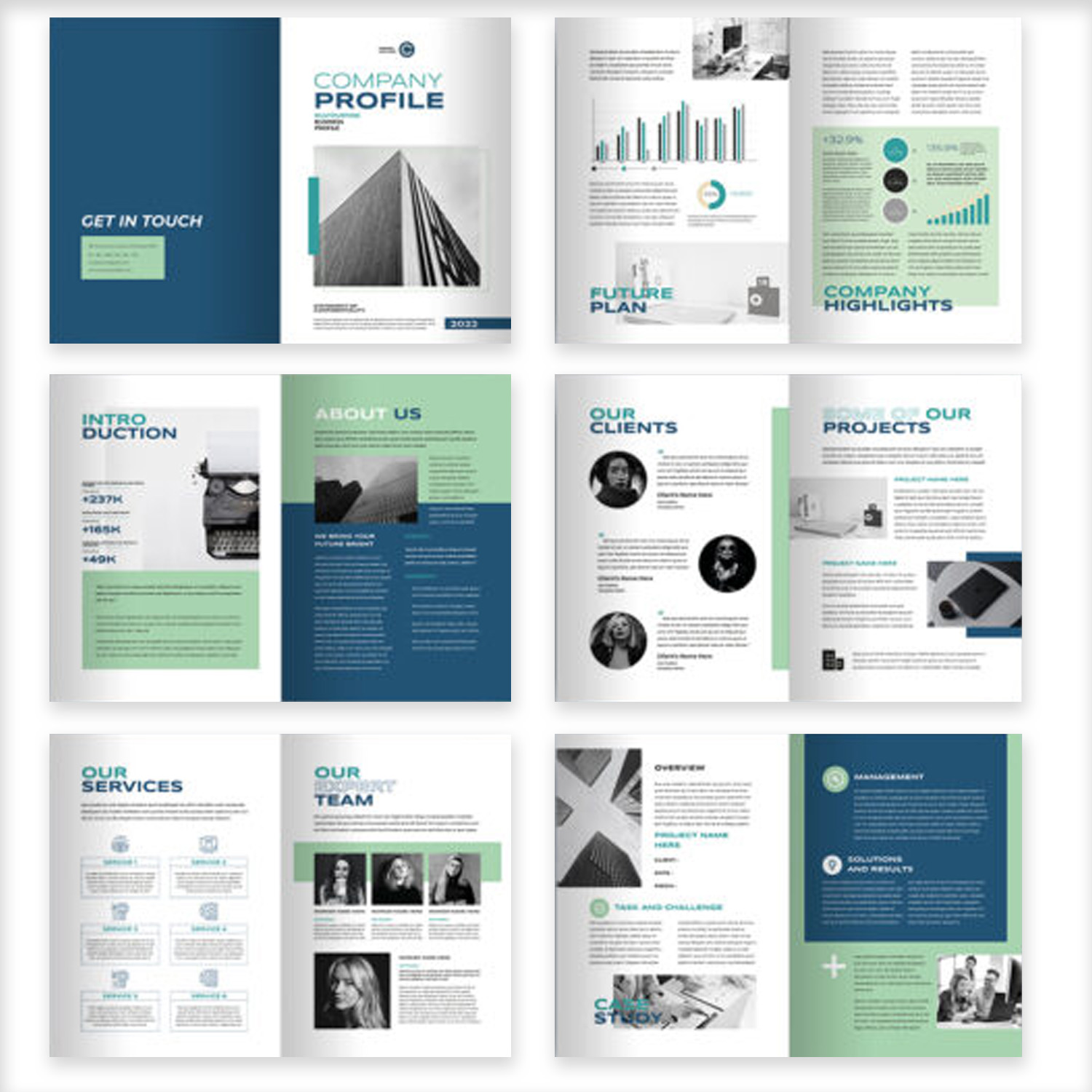 Company Profile Design Sample