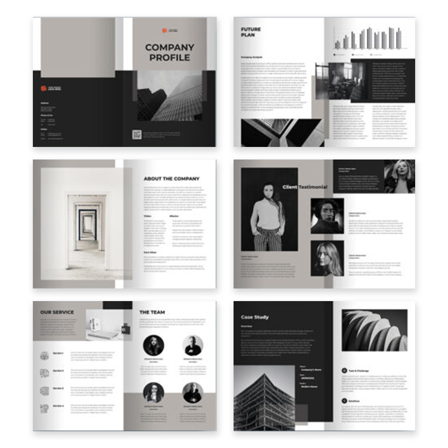 Company Profile Design Sample