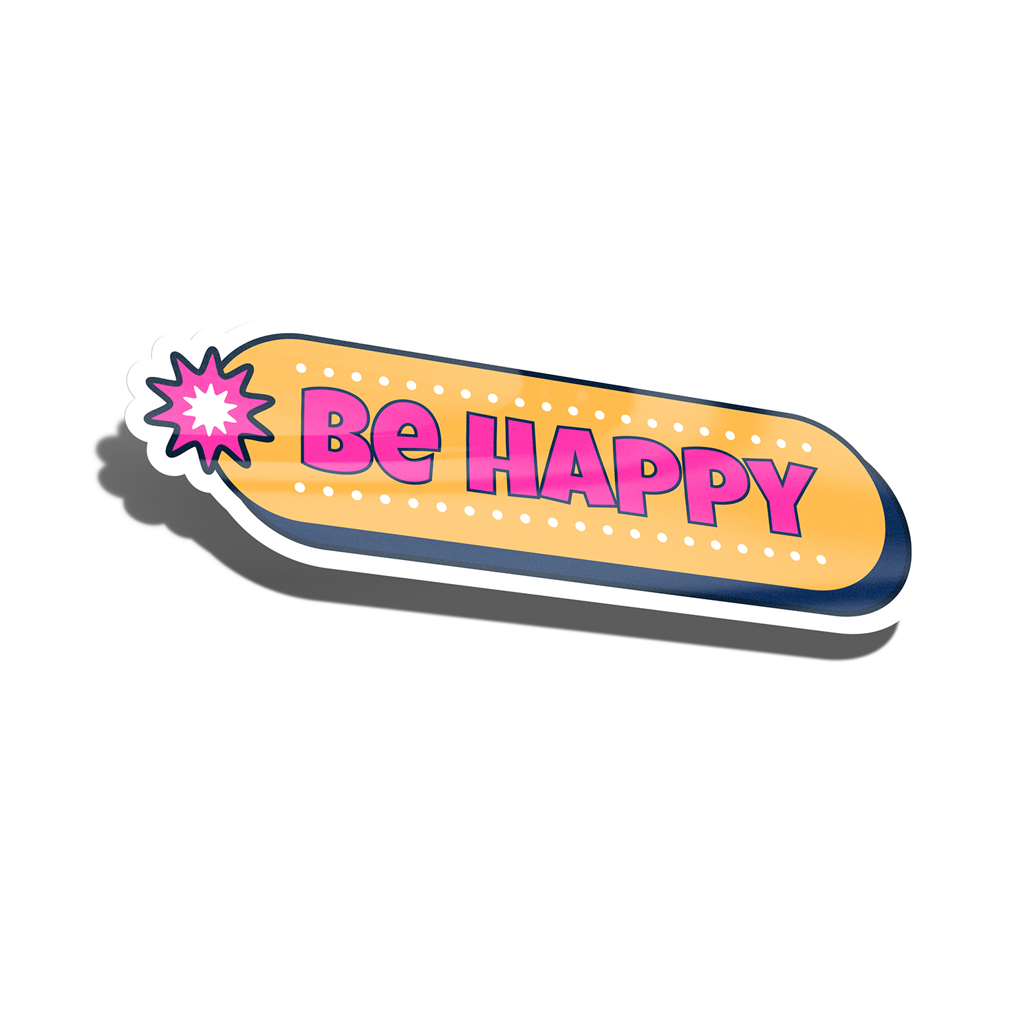 Die Cut Sticker Sample