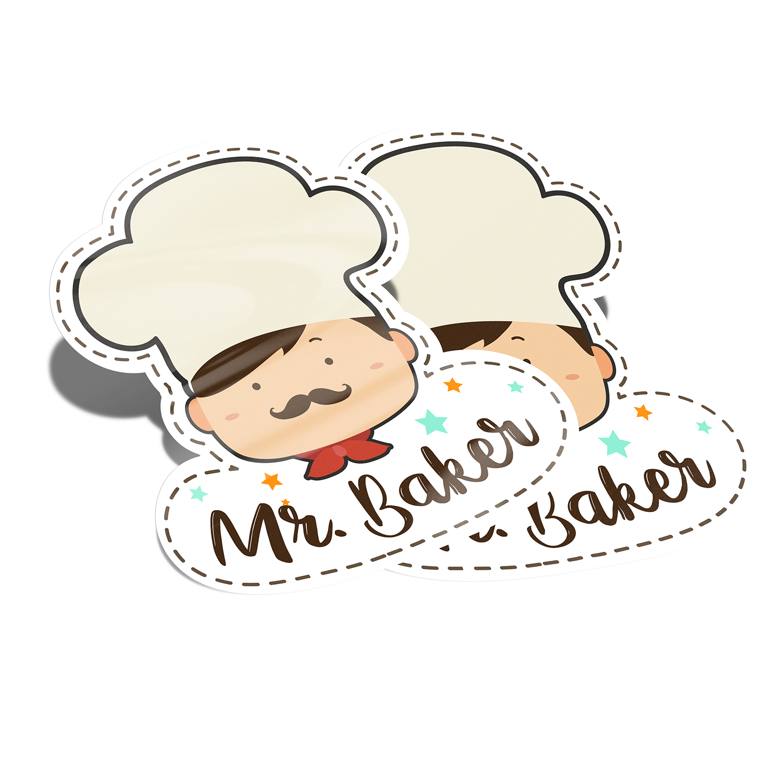 Die Cut Sticker Sample